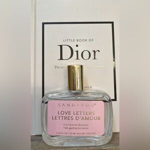 Sand + Fog Love Letters Perfume with Gold Cap